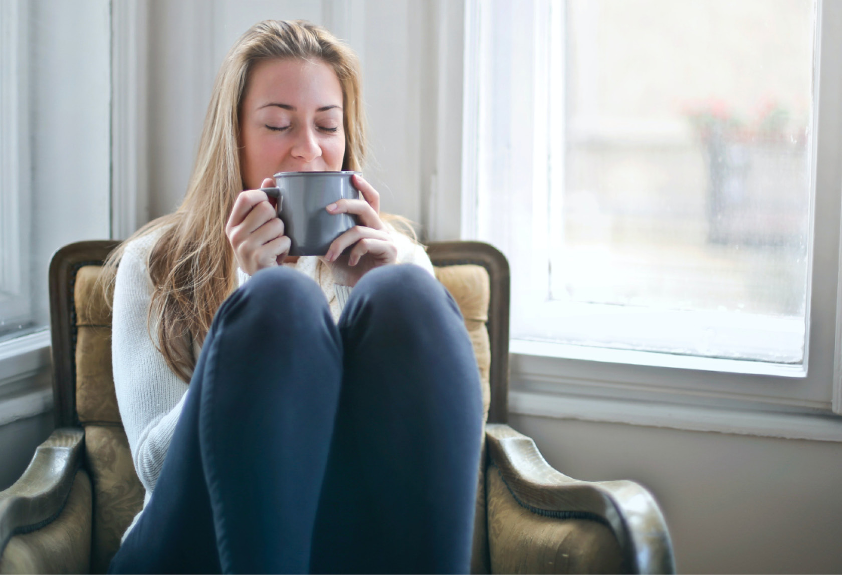 Lady With Coffee