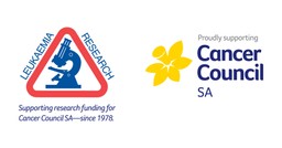 Peter Nelson leukaemia research fund logo proudly supporting cancer council sa