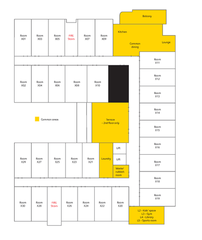 Greenhill Lodge floor plan map