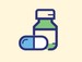 Image of a pill and pill bottle