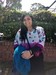 Aboriginal woman Patricia Clarke standing outdoors smiling