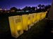 Relay candlelight bags lit at dusk